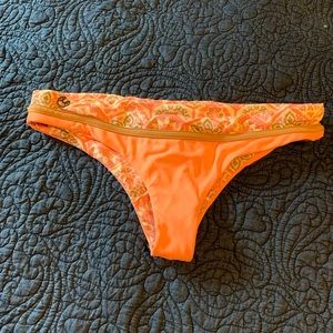 Maaji Peach reversible bikini bottom